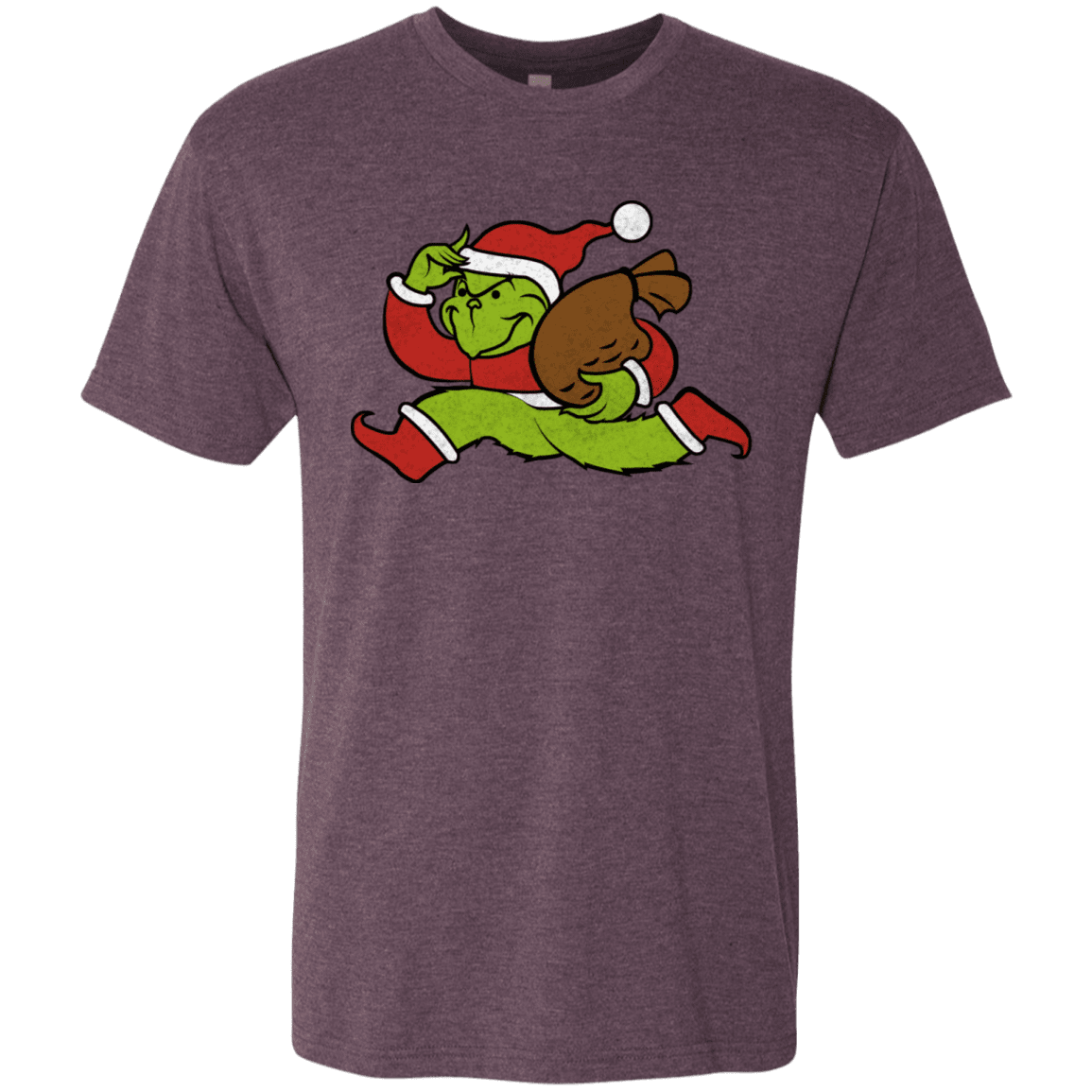 T-Shirts Vintage Purple / S Monopoly Grinch Men's Triblend T-Shirt