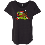 T-Shirts Vintage Black / X-Small Monopoly Grinch Triblend Dolman Sleeve