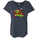 T-Shirts Vintage Navy / X-Small Monopoly Grinch Triblend Dolman Sleeve