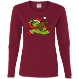 T-Shirts Cardinal / S Monopoly Grinch Women's Long Sleeve T-Shirt