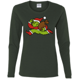 T-Shirts Forest / S Monopoly Grinch Women's Long Sleeve T-Shirt