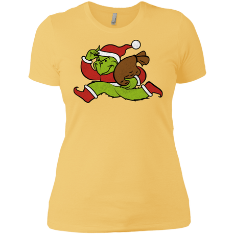 T-Shirts Banana Cream/ / X-Small Monopoly Grinch Women's Premium T-Shirt