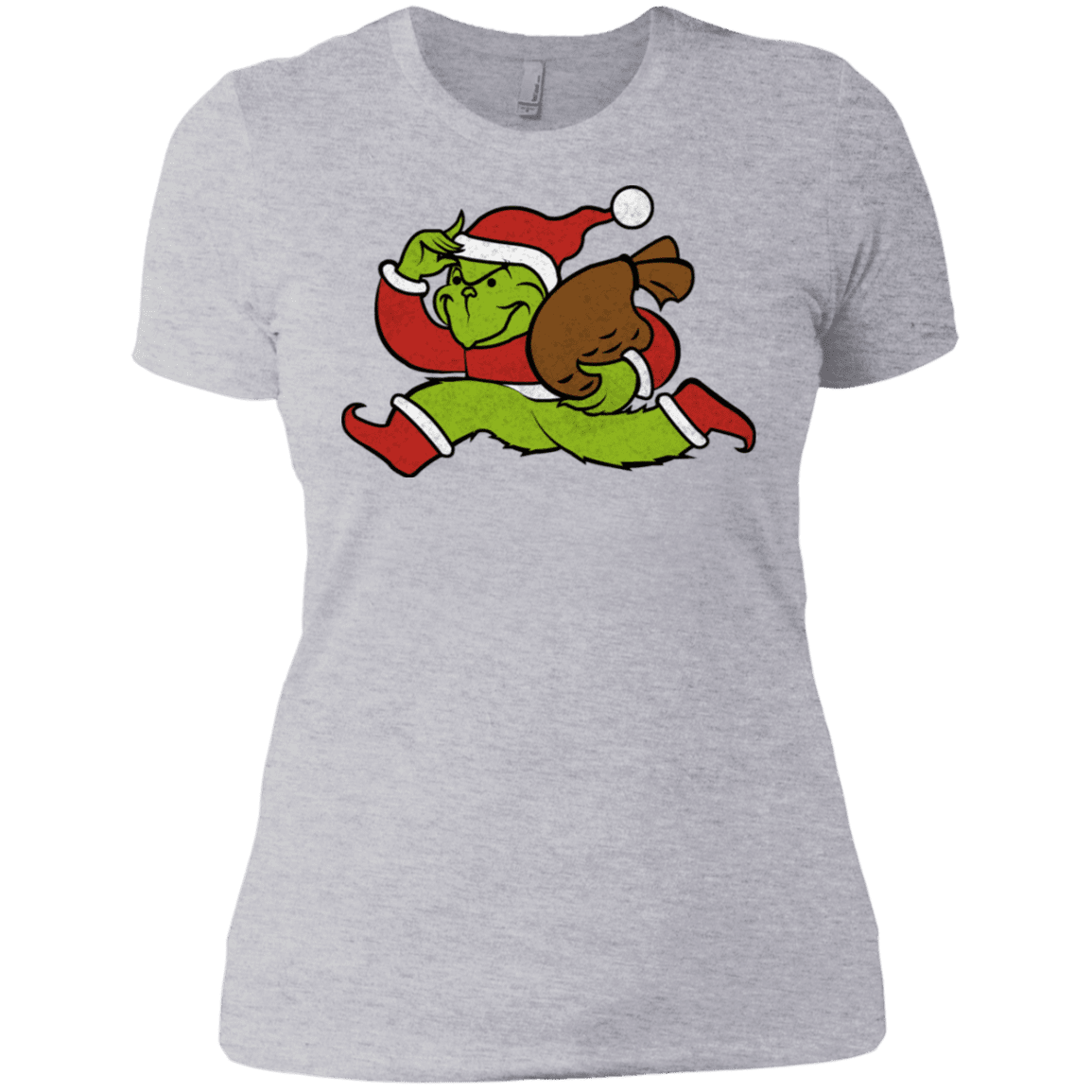 T-Shirts Heather Grey / X-Small Monopoly Grinch Women's Premium T-Shirt