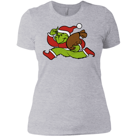 T-Shirts Heather Grey / X-Small Monopoly Grinch Women's Premium T-Shirt
