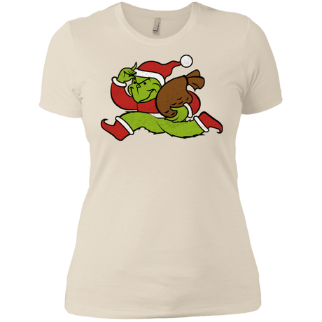 T-Shirts Ivory/ / X-Small Monopoly Grinch Women's Premium T-Shirt