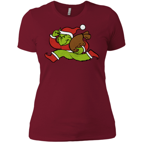 T-Shirts Scarlet / X-Small Monopoly Grinch Women's Premium T-Shirt