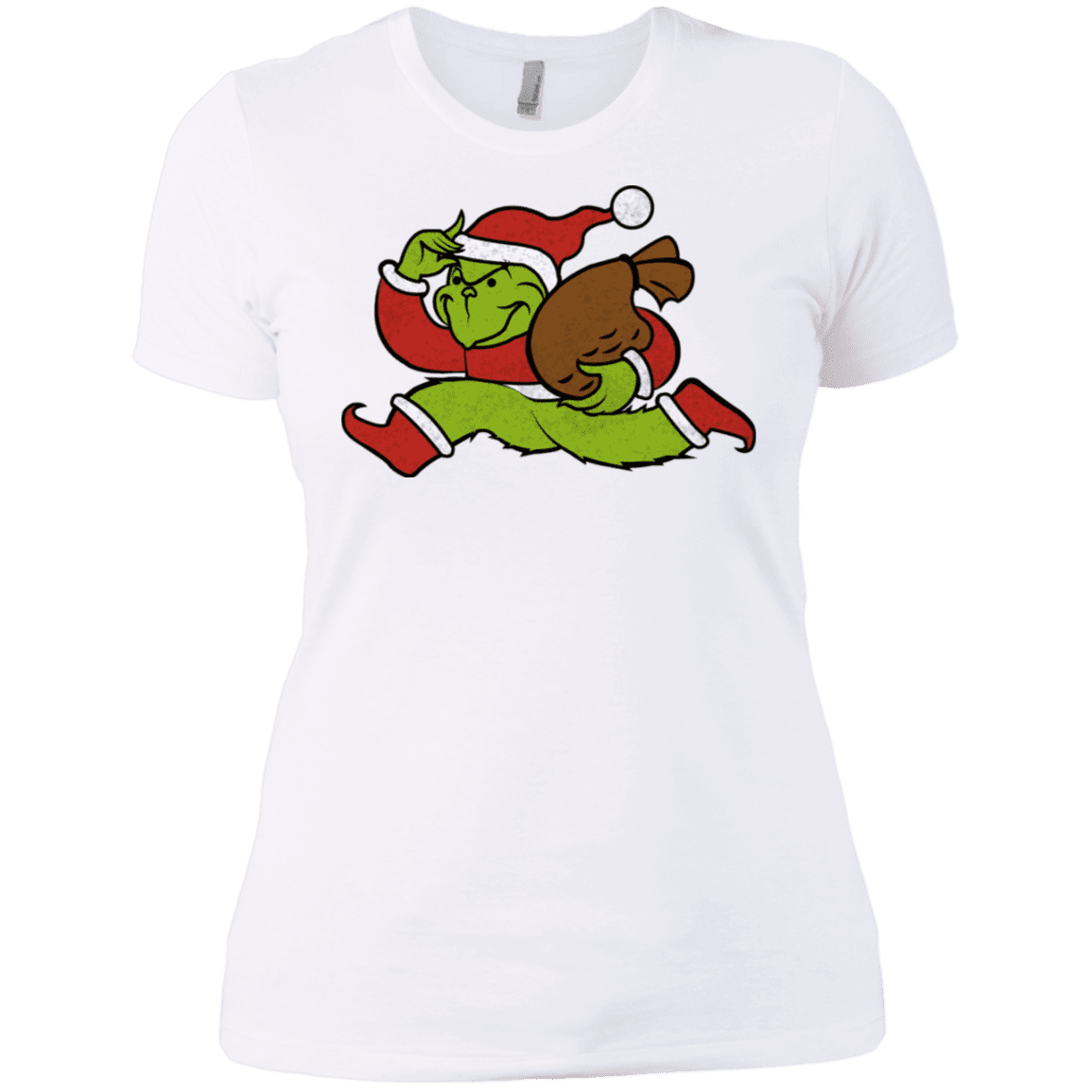 T-Shirts White / X-Small Monopoly Grinch Women's Premium T-Shirt
