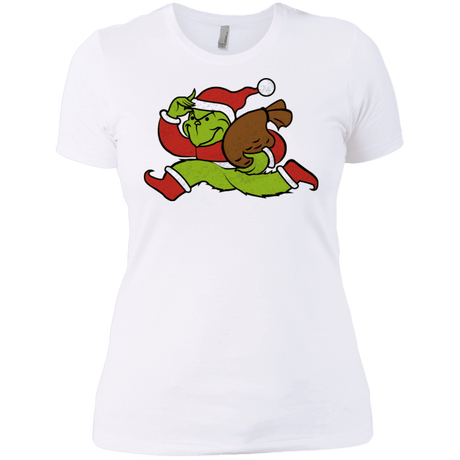 T-Shirts White / X-Small Monopoly Grinch Women's Premium T-Shirt