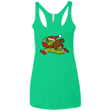 T-Shirts Envy / X-Small Monopoly Grinch Women's Triblend Racerback Tank
