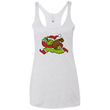 T-Shirts Heather White / X-Small Monopoly Grinch Women's Triblend Racerback Tank