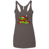 T-Shirts Macchiato / X-Small Monopoly Grinch Women's Triblend Racerback Tank