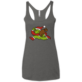 T-Shirts Premium Heather / X-Small Monopoly Grinch Women's Triblend Racerback Tank