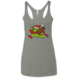 T-Shirts Venetian Grey / X-Small Monopoly Grinch Women's Triblend Racerback Tank