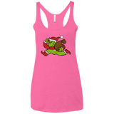 T-Shirts Vintage Pink / X-Small Monopoly Grinch Women's Triblend Racerback Tank