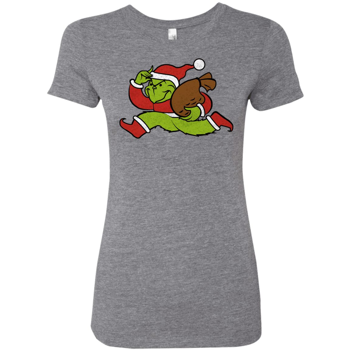 T-Shirts Premium Heather / S Monopoly Grinch Women's Triblend T-Shirt