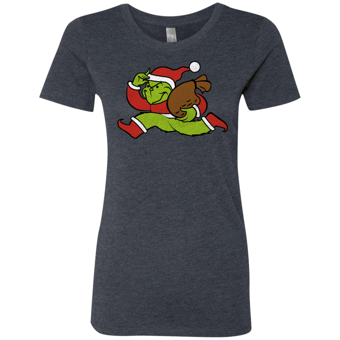 T-Shirts Vintage Navy / S Monopoly Grinch Women's Triblend T-Shirt