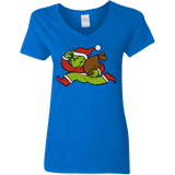 T-Shirts Royal / S Monopoly Grinch Women's V-Neck T-Shirt