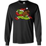 T-Shirts Black / YS Monopoly Grinch Youth Long Sleeve T-Shirt