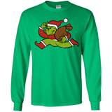 T-Shirts Irish Green / YS Monopoly Grinch Youth Long Sleeve T-Shirt