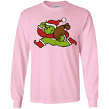 T-Shirts Light Pink / YS Monopoly Grinch Youth Long Sleeve T-Shirt