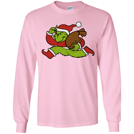 T-Shirts Light Pink / YS Monopoly Grinch Youth Long Sleeve T-Shirt