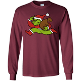 T-Shirts Maroon / YS Monopoly Grinch Youth Long Sleeve T-Shirt