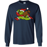 T-Shirts Navy / YS Monopoly Grinch Youth Long Sleeve T-Shirt