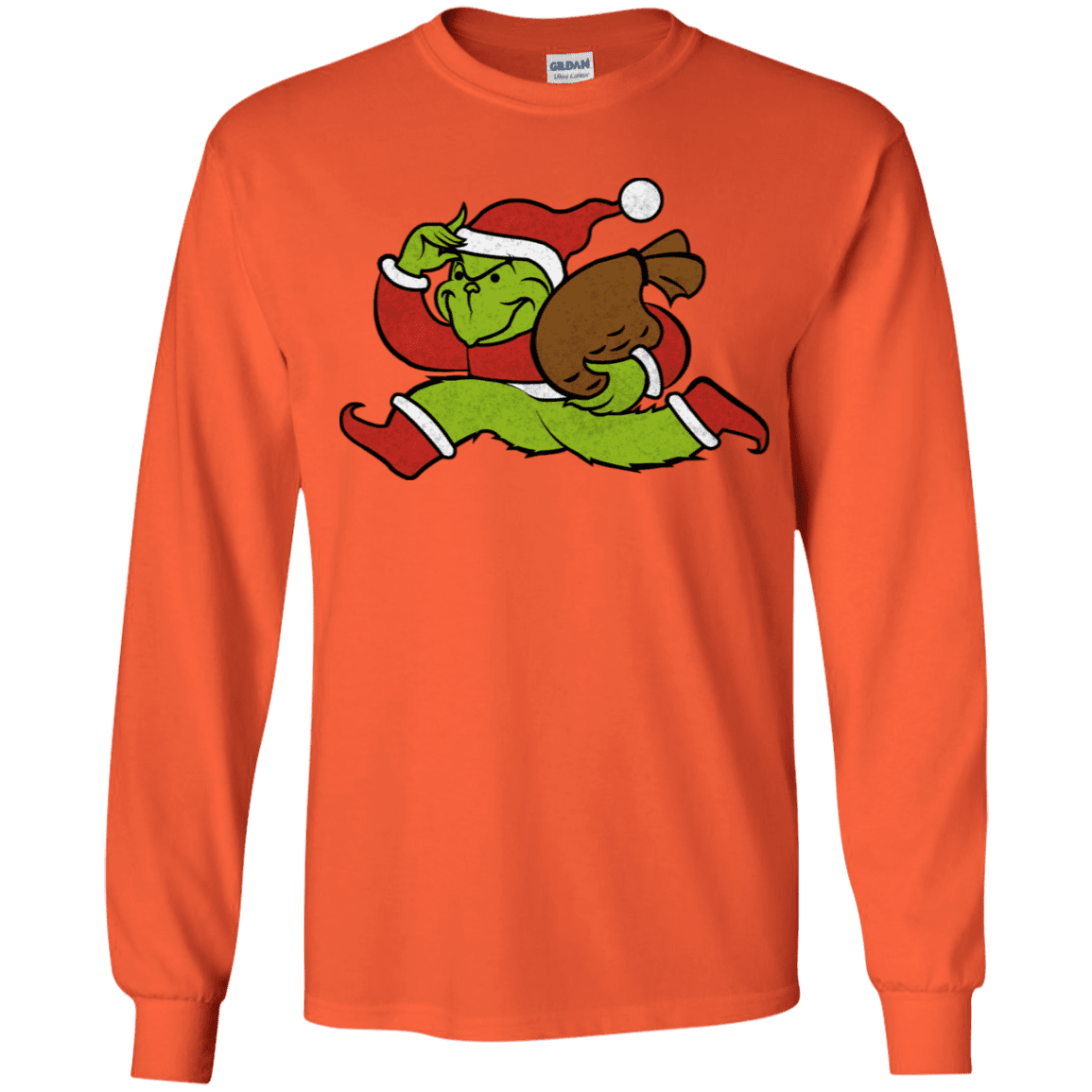 T-Shirts Orange / YS Monopoly Grinch Youth Long Sleeve T-Shirt