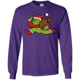 T-Shirts Purple / YS Monopoly Grinch Youth Long Sleeve T-Shirt