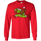 T-Shirts Red / YS Monopoly Grinch Youth Long Sleeve T-Shirt