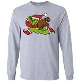 T-Shirts Sport Grey / YS Monopoly Grinch Youth Long Sleeve T-Shirt