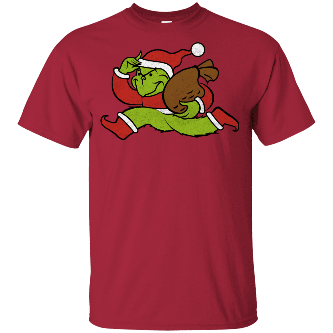 T-Shirts Cardinal / YXS Monopoly Grinch Youth T-Shirt