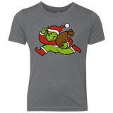 T-Shirts Premium Heather / YXS Monopoly Grinch Youth Triblend T-Shirt