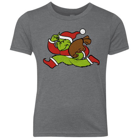 T-Shirts Premium Heather / YXS Monopoly Grinch Youth Triblend T-Shirt
