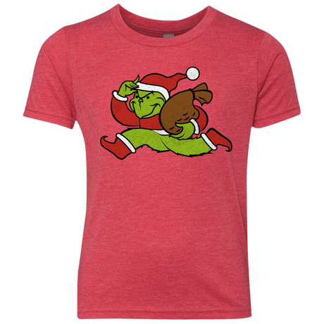 T-Shirts Vintage Red / YXS Monopoly Grinch Youth Triblend T-Shirt