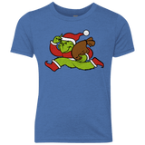 T-Shirts Vintage Royal / YXS Monopoly Grinch Youth Triblend T-Shirt