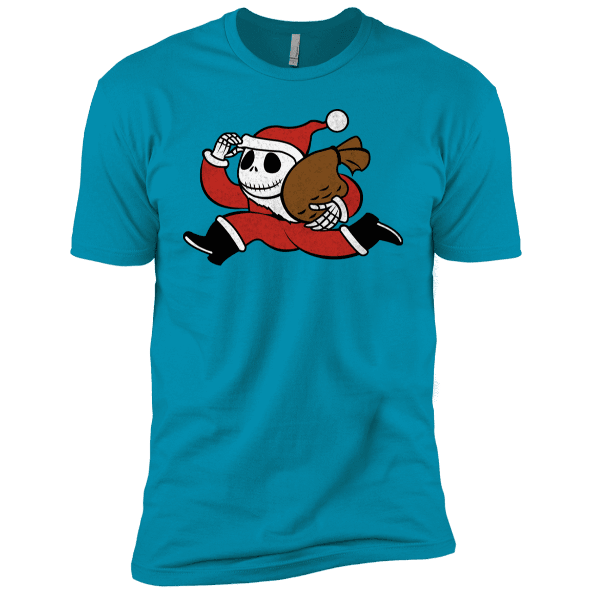 T-Shirts Turquoise / YXS Monopoly Skellington Boys Premium T-Shirt