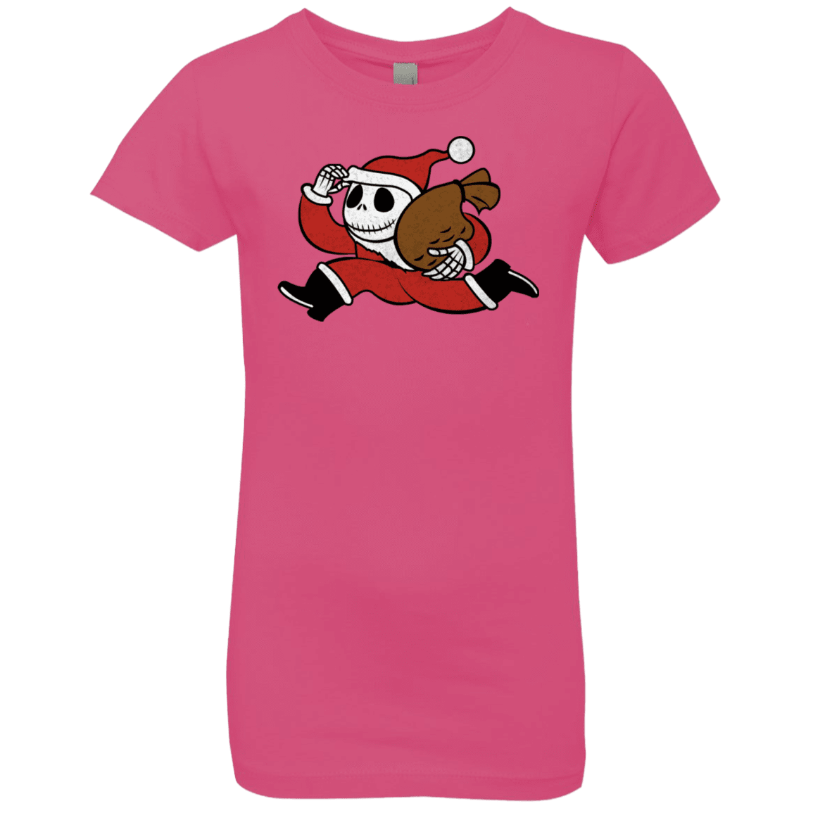 T-Shirts Hot Pink / YXS Monopoly Skellington Girls Premium T-Shirt