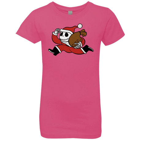 T-Shirts Hot Pink / YXS Monopoly Skellington Girls Premium T-Shirt