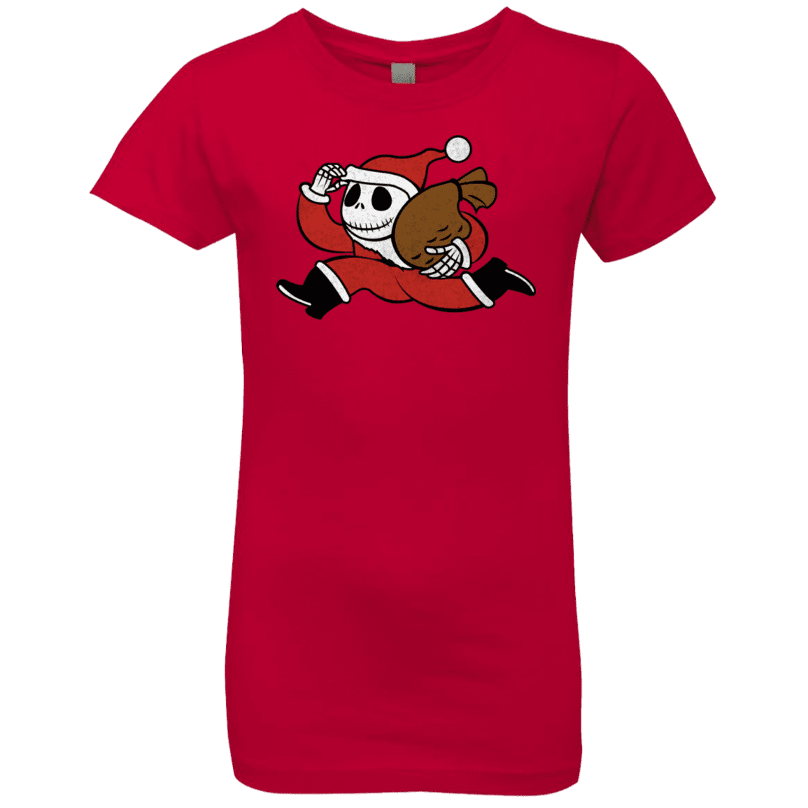 T-Shirts Red / YXS Monopoly Skellington Girls Premium T-Shirt