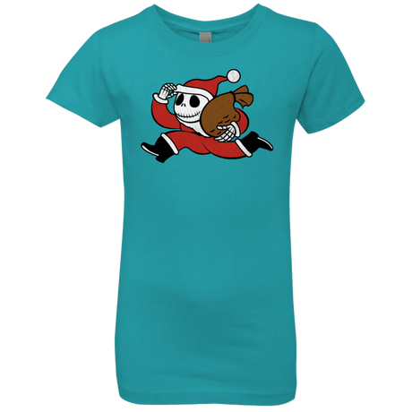 T-Shirts Tahiti Blue / YXS Monopoly Skellington Girls Premium T-Shirt