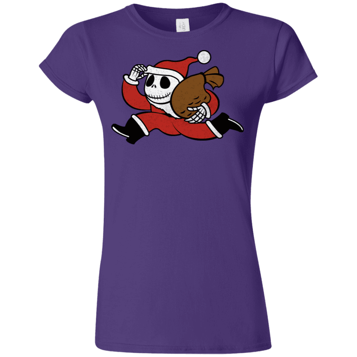T-Shirts Purple / S Monopoly Skellington Junior Slimmer-Fit T-Shirt