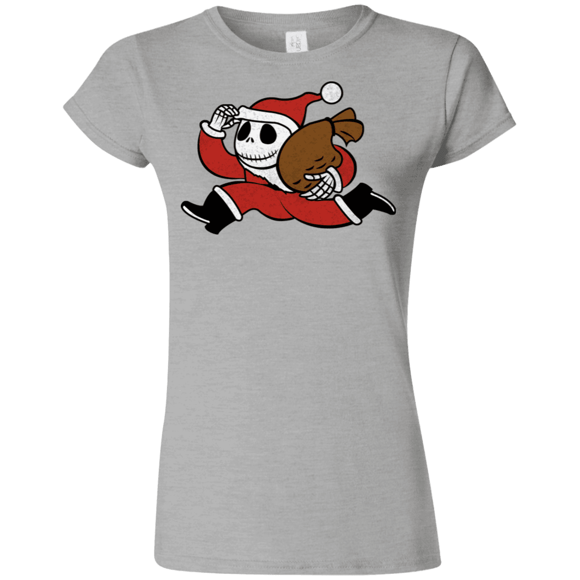 T-Shirts Sport Grey / S Monopoly Skellington Junior Slimmer-Fit T-Shirt