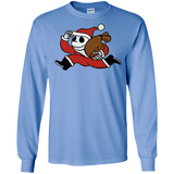 T-Shirts Carolina Blue / S Monopoly Skellington Men's Long Sleeve T-Shirt