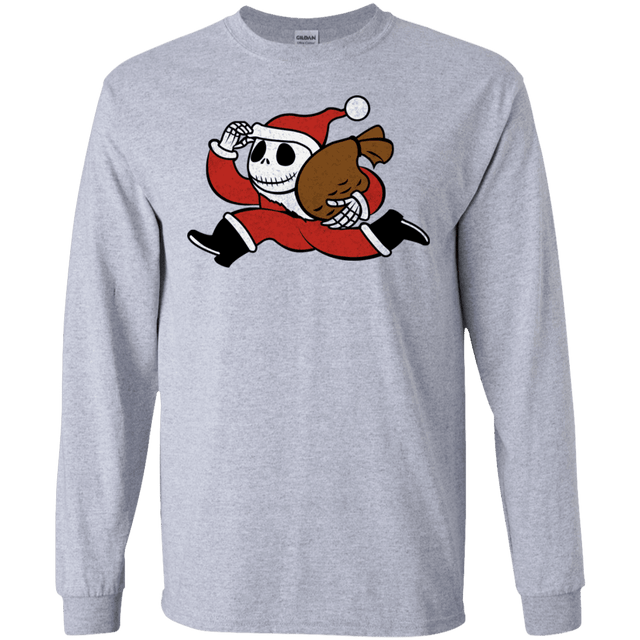 T-Shirts Sport Grey / S Monopoly Skellington Men's Long Sleeve T-Shirt