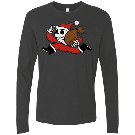T-Shirts Heavy Metal / S Monopoly Skellington Men's Premium Long Sleeve