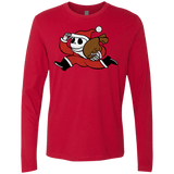 T-Shirts Red / S Monopoly Skellington Men's Premium Long Sleeve