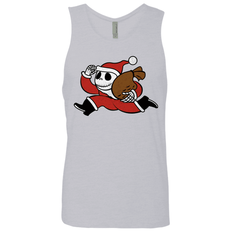 T-Shirts Heather Grey / S Monopoly Skellington Men's Premium Tank Top