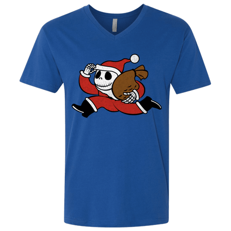 T-Shirts Royal / X-Small Monopoly Skellington Men's Premium V-Neck