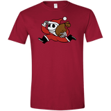 T-Shirts Cardinal Red / S Monopoly Skellington Men's Semi-Fitted Softstyle